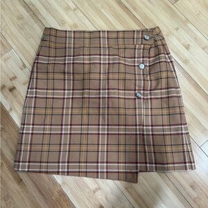 Plaid Loft Mini Skirt 
Size 4P 
Used once